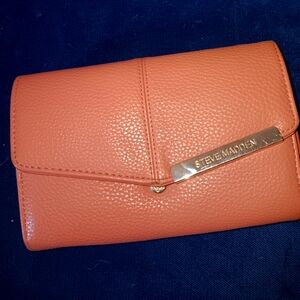 Rose Pink Leather Wallet By STEVE MADDEN